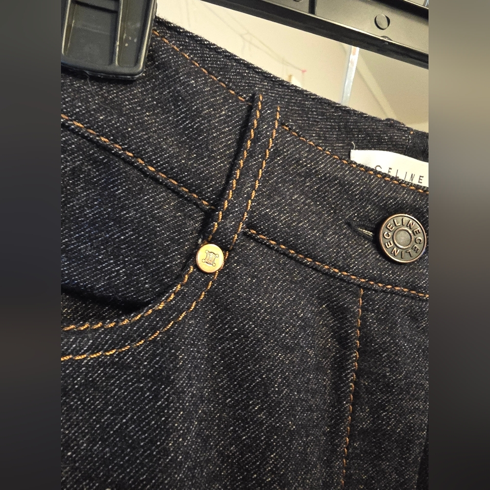 EUC Celine Wool Triomphe Flare Pants 34! - Picture 7 of 12